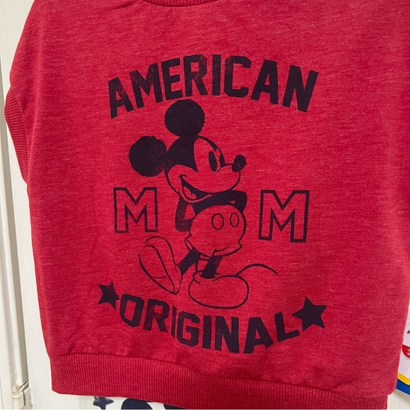 Toddler Boy Disney Mickey Mouse Americana T-shirt & Short Set Sizes 2T & 3T NWT - Picture 5 of 12